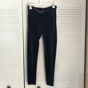Spanx Blue Velvet Leggings